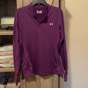 Purple quarter zip UA pullover
